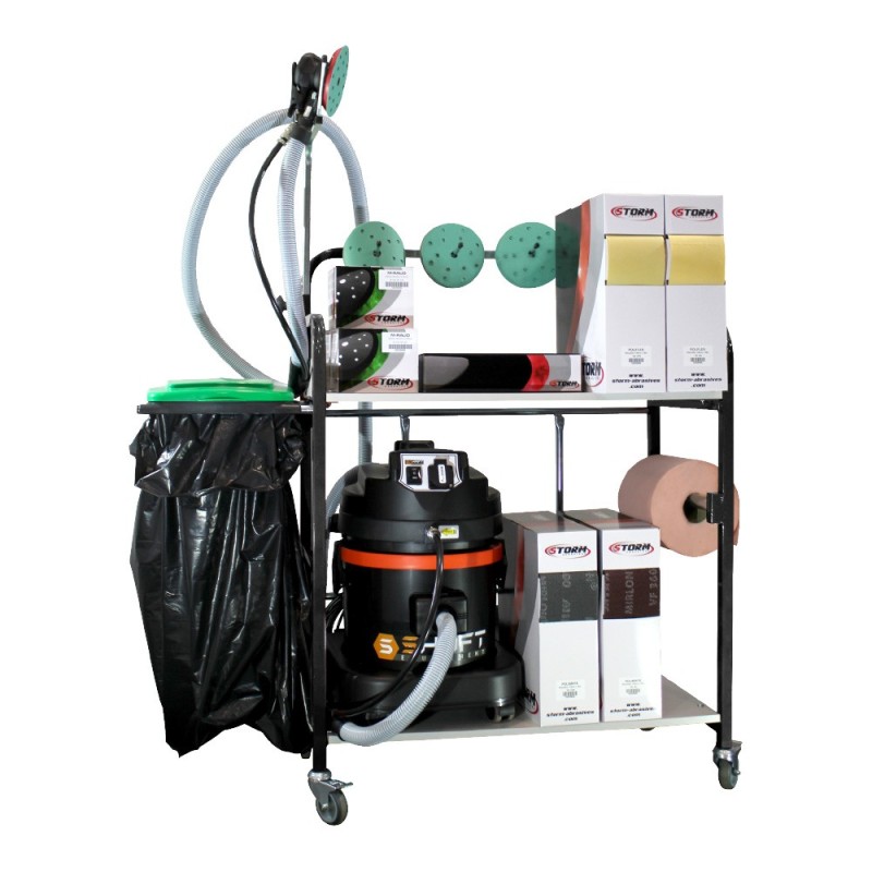 DESSERTE CARROSSERIE COMPLETE STORM AVEC PONCEUSE SHP125