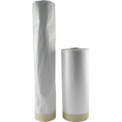 Masquage large film PE + masquage lisse 120cmx25m