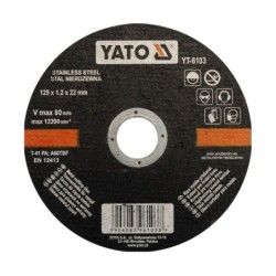 Disque à tronçonner Acier/Inox Ø125x1.2mm
