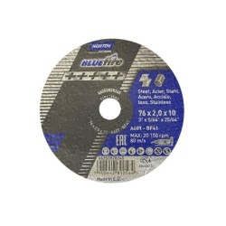 Disque à ébarber fer, acier, inox NORTON Déporté Ø115mm 6mm d'épaisseur