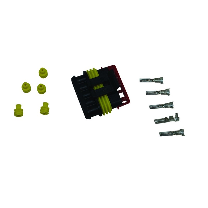 KIT CONNECTEUR 5 VOIES COSSE FEMELLE