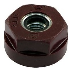 ECROU ISOLANT M8 ROUGE