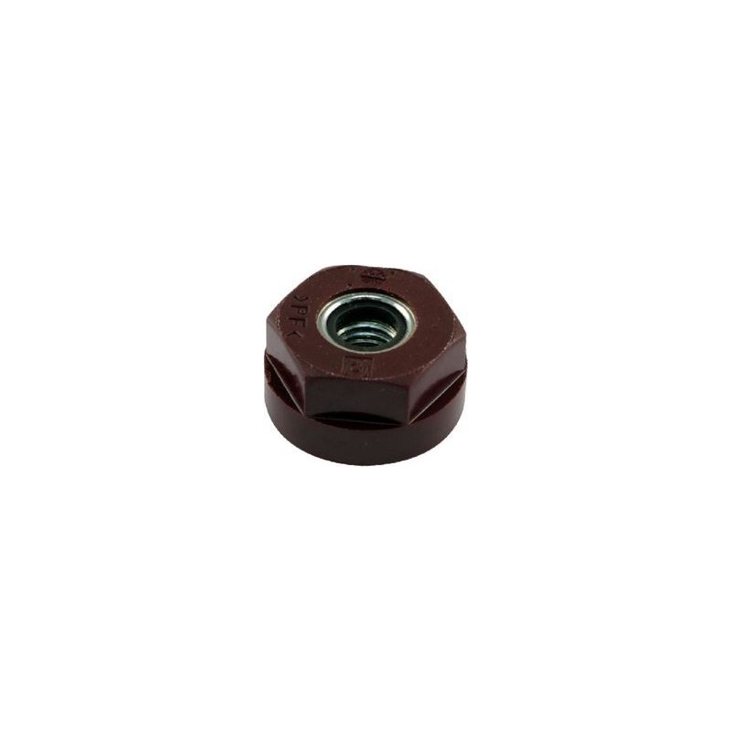 ECROU ISOLANT M8 ROUGE