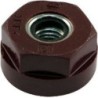 ECROU ISOLANT M8 ROUGE