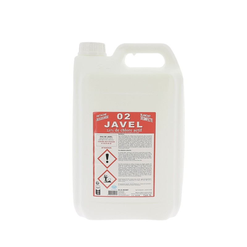 EAU DE JAVEL 5L 9D