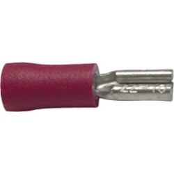 Cosse plate femelle rouge 2.8mm²