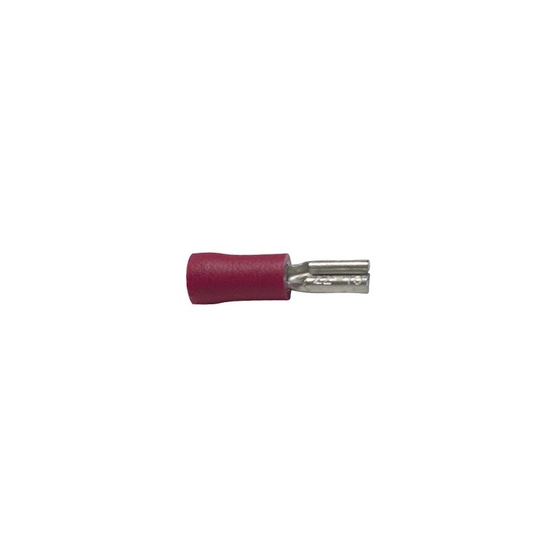 Cosse plate femelle rouge 2.8mm²