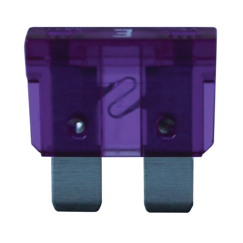 FUSIBLE ENFICHABLE CLASSIQUE BOITE 3 AMP VIOLET