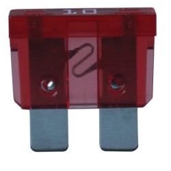 FUSIBLE ENFICHABLE CLASSIQUE BOITE 10 AMP ROUGE