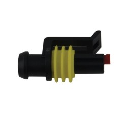 Connecteur étanche 2 voies cosse femelle x10 pièces