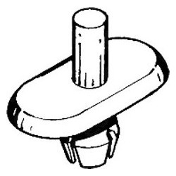 SACHET AGRAFES 10295 MOULURES ET BANDEAUX Ø POINCONNAGE 6,4MM
