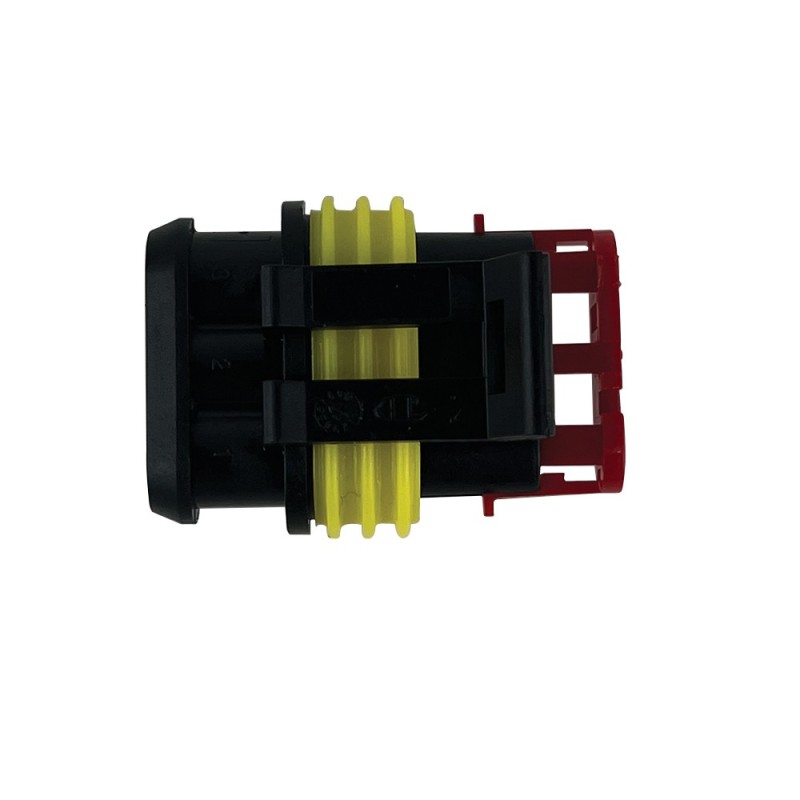 Connecteur étanche 3 voies cosse femelle x10 pièces