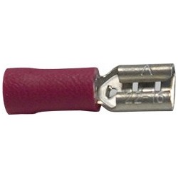 Cosse plate femelle rouge 4.8mm²