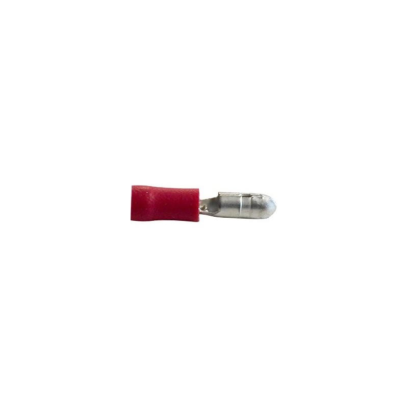 Cosse cyl mal rouge Ø4mm