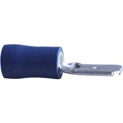 Cosse plate male bleue 6.35mm²