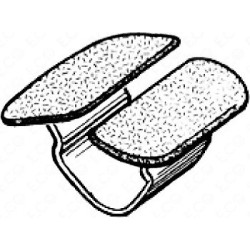 SACHET AGRAFES 11493 GARNISSAGE TYPES VOLKSWAGEN, AUDI, SEAT, SKODA
