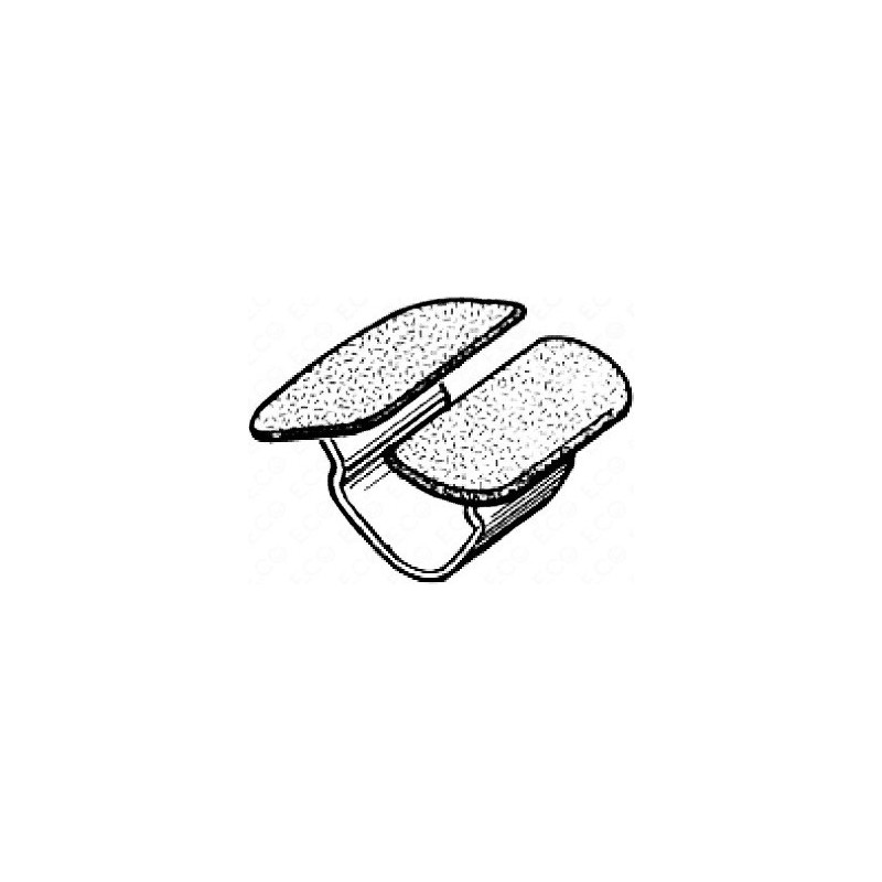 SACHET AGRAFES 11493 GARNISSAGE TYPES VOLKSWAGEN, AUDI, SEAT, SKODA
